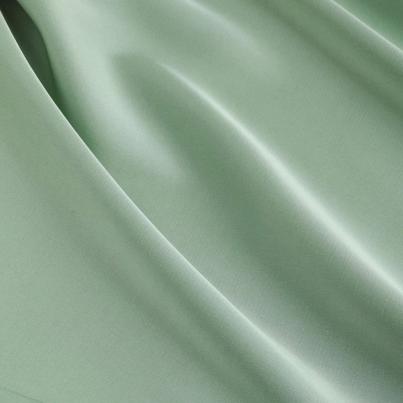 Shiny Green Lace Up Cami Top - Picture 3 of 9